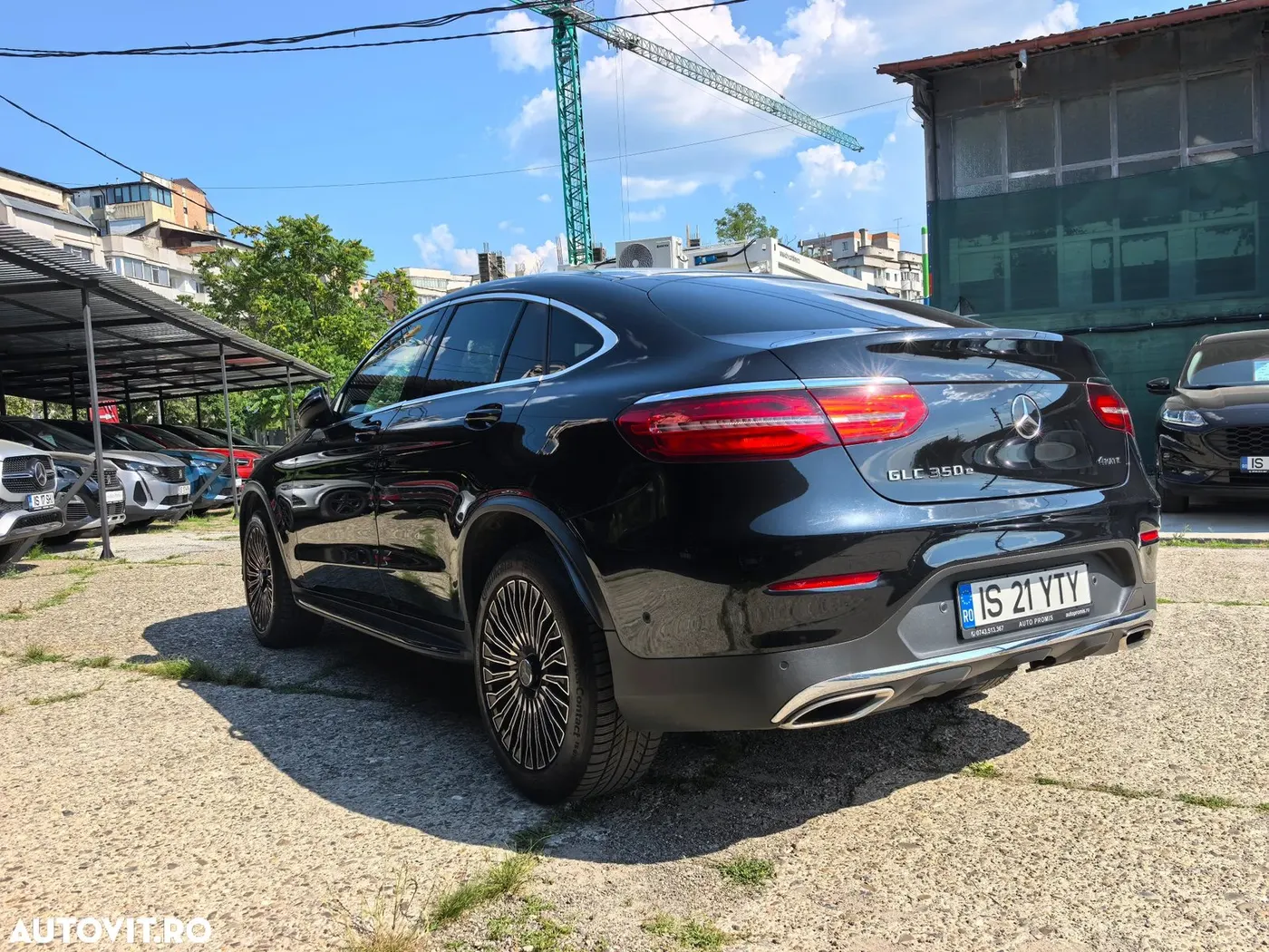 Mercedes-Benz GLC Coupe 2017 — lateral stânga